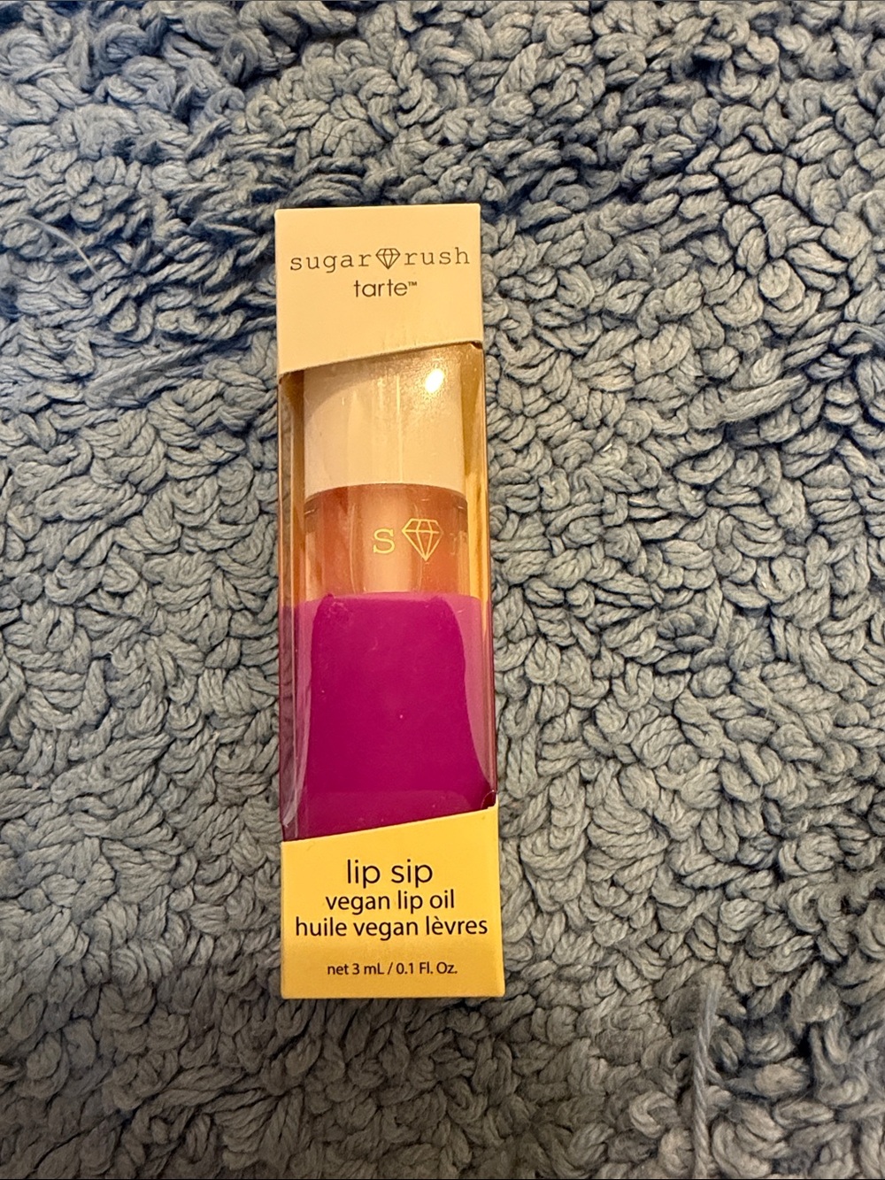 New in Box Tarte Sugar Rush Lip Sip Vegan Lip Oil - Fresh Pressed